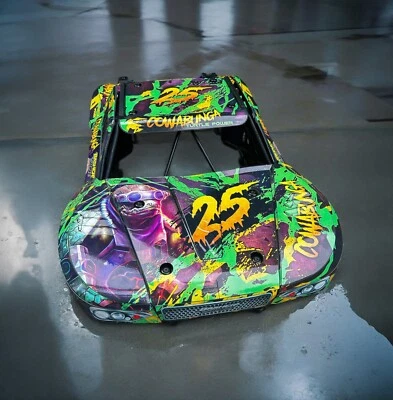 30 Grad North 5ive T RC Body Skin Wrap (ohne RC) "COWABUNGA" Losi