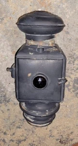 Vintage 1900's Solar Model 1033C Carriage Headlamp Black Electric/Kerosene - Picture 1 of 8