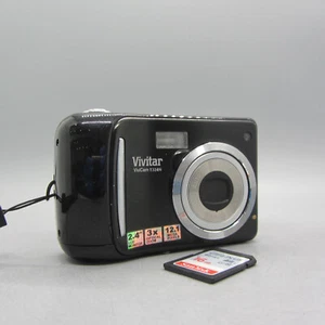 Vivitar Digital Camera Vivicam T324N 12.1MP Silver Tested - Picture 1 of 8