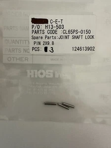HIOS CL65PS-015 Joint Shaft Lock Pin 2x9.8 (Hios accessory part) (3 pcs/pack) - Picture 1 of 1