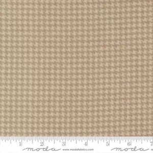 Lakeside Gatherings Flannel Houndstooth Sand Primitive Gatherings Moda 1/2 Yard - Picture 1 of 1