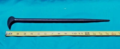 SK TOOLS SK Prybar Rolling Head 16 Long 6694 90 degree Prybar USA SK6694