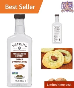 Pure Almond Extract 11 oz Natural Flavoring Baking Cooking Non-GMO Gluten Free - Picture 1 of 8