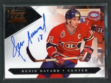 2010-11 Luxury Suite Autograph #104 Denis Savard 195/199 *16546