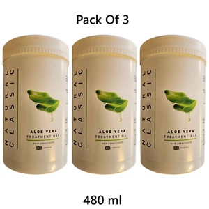 3 X Natural Classic Aloe Vera Treatment Wax 480ml Each - Picture 1 of 4