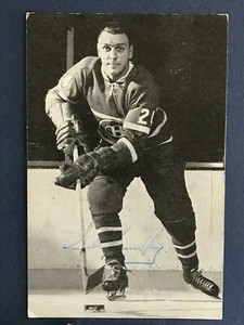 GILLES TREMBLAY 1960'S FACSIMILE-AUTO POSTCARD 60'S MONTREAL CANADIENS 47131 - Picture 1 of 2
