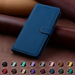 For Motorola Moto E14 G34G54 G04 G55 Edge40 Case Leather Flip Wallet Phone Cover - Picture 1 of 62