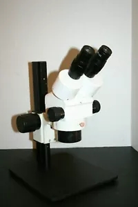 Scienscope Stereozoom Microscope 7-45X track stand Nice - Picture 1 of 5