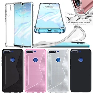 Shockproof Gel Case For Huawei Y5/Y530/Y550/Y5P/Y6P/Y7 Prime/Y8s/Y9 TPU Cover - Picture 1 of 9