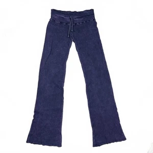 Women’s Pants Low Rise Flare Navy Blue Y2K - Picture 1 of 4