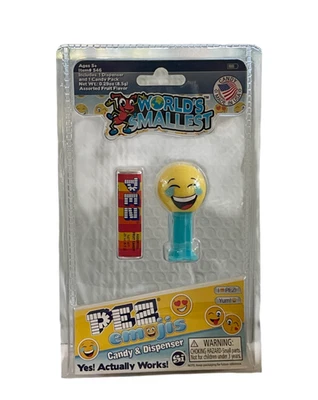 Dispensador de dulces PEZ más pequeño del mundo ~ Emoji LOL - Artículo No. 546 ~ Dispensador NUEVO Foto 1 de 2
