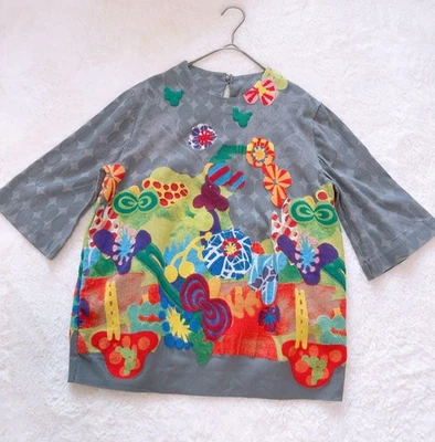 HaaT ISSEY MIYAKE Cotton blend Art Design Pullover Vintage Exc cond - Image 1 of 4