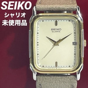 SEIKO CHARIOT QUARTZ MEN'S WRISTWATCH JAPAN MADE 80S VINTAGE CREAM DIAL - Picture 1 of 10