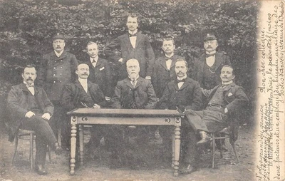 CPA BELGIQUE / ANVERS / VOICI LE PERSONNEL DU BUREAU AUXILIAIRE DES POSTES D'ANV - Photo 1/2