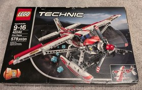 LEGO TECHNIC: Fire Plane (42040) 100% Complete with Instructions and Box