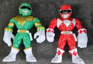 Playskool Heroes Mega Mighties Power Rangers grün rot 10 Zoll Actionfigur - Bild 1 von 2