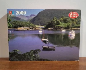 Bishop's Bay Scotland 2000 Piece Puzzle 1993 Milton Bradley SEALED - Picture 1 of 2