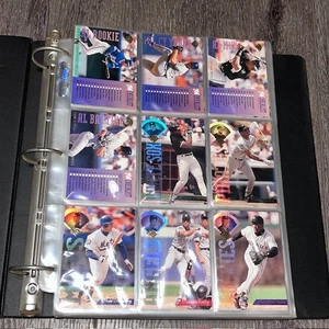 1995 Leaf Baseball Komplettsatz 1-400 Serie 1 + 2 im Ordner - Bild 1 von 7