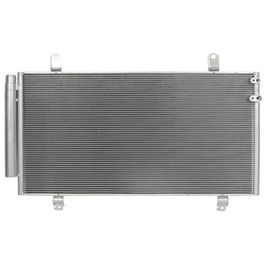 A/C Condenser with Drier for 2013-2018 Toyota Avalon Lexus ES350 Silver Block - Picture 1 of 16