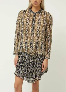 Isabel Marant Maria Shirt Ecru Blue Fr 40 Uk 12 Us 8 RRP £250|Not Dress - Picture 1 of 11