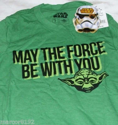 Disney Star Wars Yoda Niños Camiseta Verde Camiseta Talla 4 Nueva Con Etiqueta Foto 1 de 2