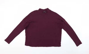 H&M Womens Purple Polyester Blend Blouse Size M - Picture 1 of 12