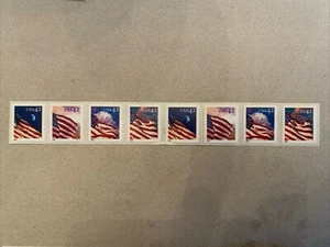 US Stamps # 4244-4247 42c Flags 2008 Plate Number Coil of 8 #V1111 MNH - Picture 1 of 1