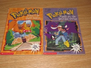 Pokemon Paperback Kids Childrens Chapter Paperback Books Set of 2 Stories - Picture 1 of 2