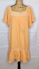 Wonderly Boho Dress XL Women's Ladies Orange Short Sleeve Cotton