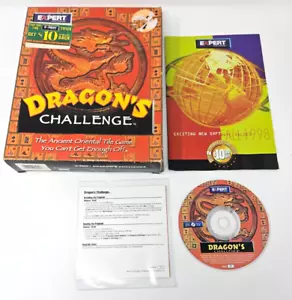Dragon's Challenge Tile Game - Gioco Vintage PC Big Box - COMPLETO! CD Expert!! - Foto 1 di 8