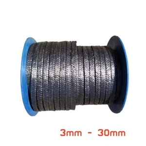 3 4 5 6 8 10 12 - 30mm Gland Packing Graphite Shaft and Stem Usage Rope Sealing - Picture 1 of 9