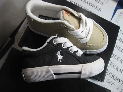 NEW polo ralph lauren " HUMBERTO "  BABY INFANT TODDLER  DESIGNER COMFORT SHOE - Image 1 of 4