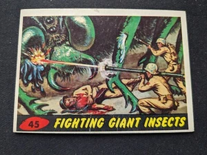 1962 Topps Mars Attacks! Card # 45 Fighting Giant Insects (EX) - Picture 1 of 3