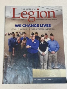The American Legion Magazine Veterans Jan 2024 Claim Reps Marine Corp Tony Cross - Picture 1 of 1
