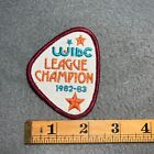 WIBC League Champion 1982 1983 Patch Vintage Bowling