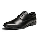 US Men&#39;s Oxford Shoes Leather Lace up Casual Shoes Fromal Dress Shoes Size Black