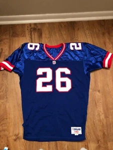 New York Giants Sequon Barkley Football Jersey size 48 Blue Red White - Picture 1 of 10