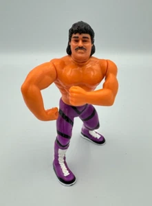 Vintage WWF Hasbro Rick Rude Complete Wrestling Action Figure Titan 1990 - Picture 1 of 6
