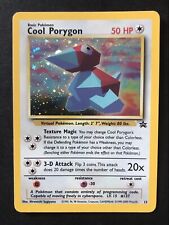 Cool Porygon #15 PROMO 15 Black Star WOTC Wizards HOLO 1999 Pokemon Card NM