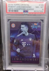 Robert Lewandowski 2018 Topps Crystal PSA 8 - Picture 1 of 1