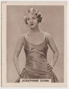 Josephine Dunn circa 1930 BAT celebrità del cinema e del palcoscenico carta tabacco #28 - Foto 1 di 2