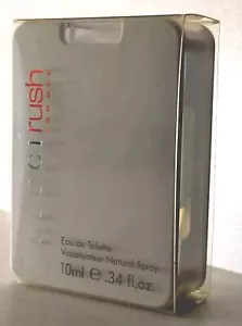 GUCCI RUSH FOR MEN 10ML EDT MINIATURE APPROX 50% FULL ICONIC & RARE COLLECTIBLE - Picture 1 of 9
