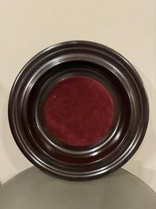 Vtg Sudbury Brass Co Bakelite Felt Lined Offering Collection Plate Mint!! - Picture 1 of 4