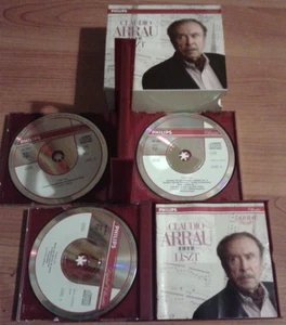 PLAYED ONCE CLAUDIO ARRAU LISZT Sonatas + Philips 1991 CD 5 Disc Set Germany - Picture 1 of 1