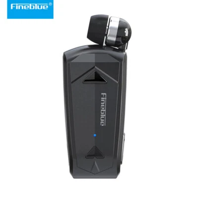 FineBlue F520 Wireless Bluetooth 5.3 Earphone Retractable Vibrating Clip Headset - Image 1 of 4