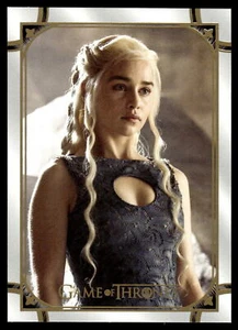2021 Game of Thrones Iron Anniversary Daenerys Targaryen GOLD PARALLEL 45/99 #4 - Picture 1 of 2