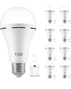 Rechargeable Emergency 15W LED Light Bulb,Battery LED Bulbs Light 150W - Picture 1 of 6