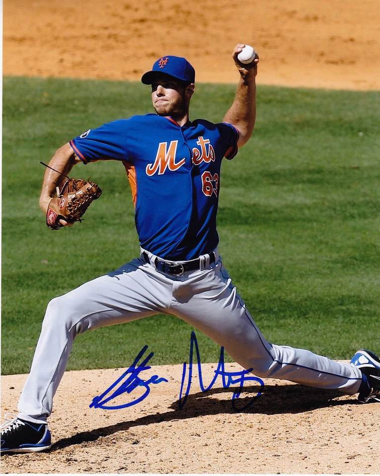 STEVEN MATZ   NEW YORK METS   ACTION SIGNED 8x10 - Image 1 of 1