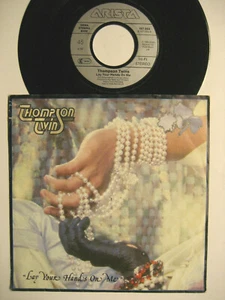 THOMPSON TWINS LAY YOUR HANDS ON ME / THE LEWIS CAROL 7" VINYL SINGLE - Picture 1 of 1