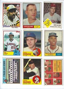 18 Vintage Baseball Cards: Willie Stargell, Stan Williams, John Callison, Rod Ca